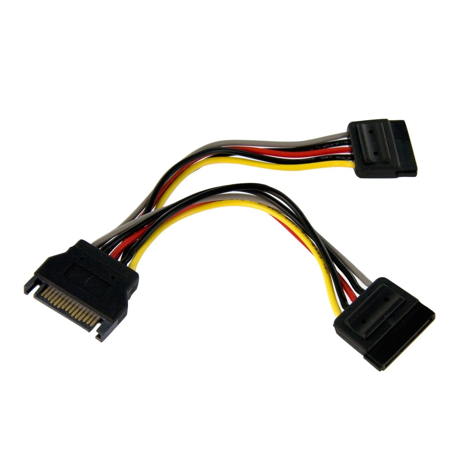 .Com PYO2SATA 6In SATA Power Y Splitter Cable Adapter - M/F